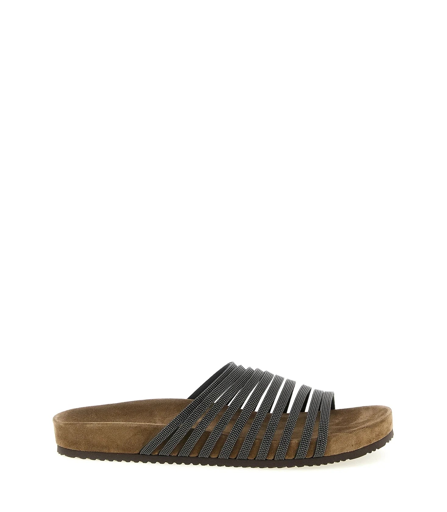 Brunello Cucinelli Black Slides