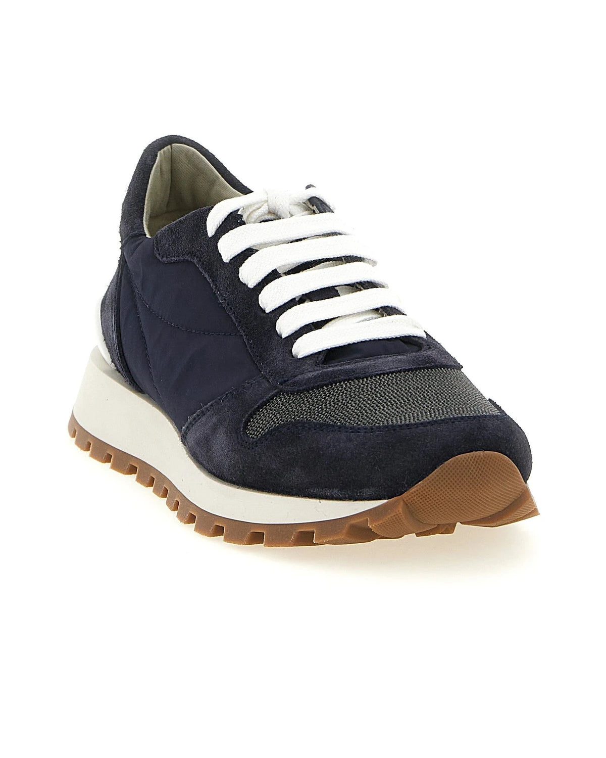 Brunello Cucinelli Sneakers in blue, Polyester — view 2