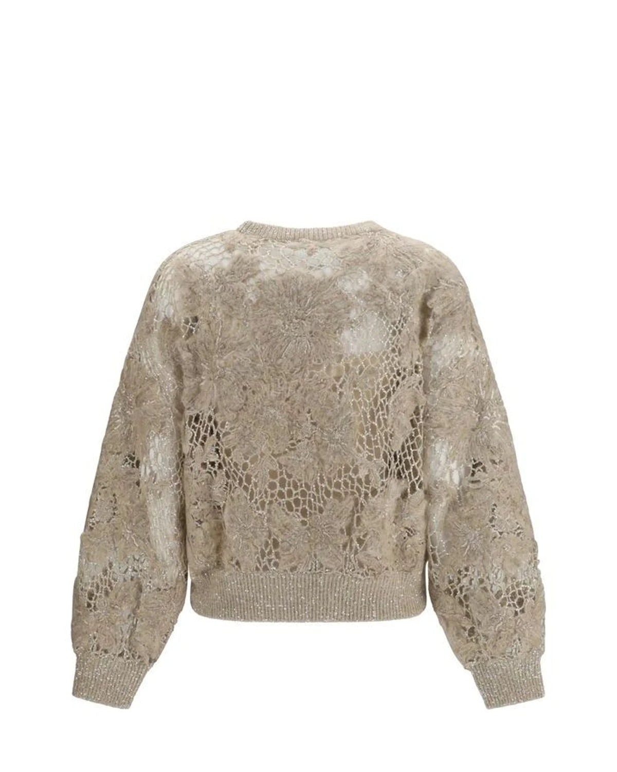 Brunello Cucinelli Sweater in beige, Mohair — view 2