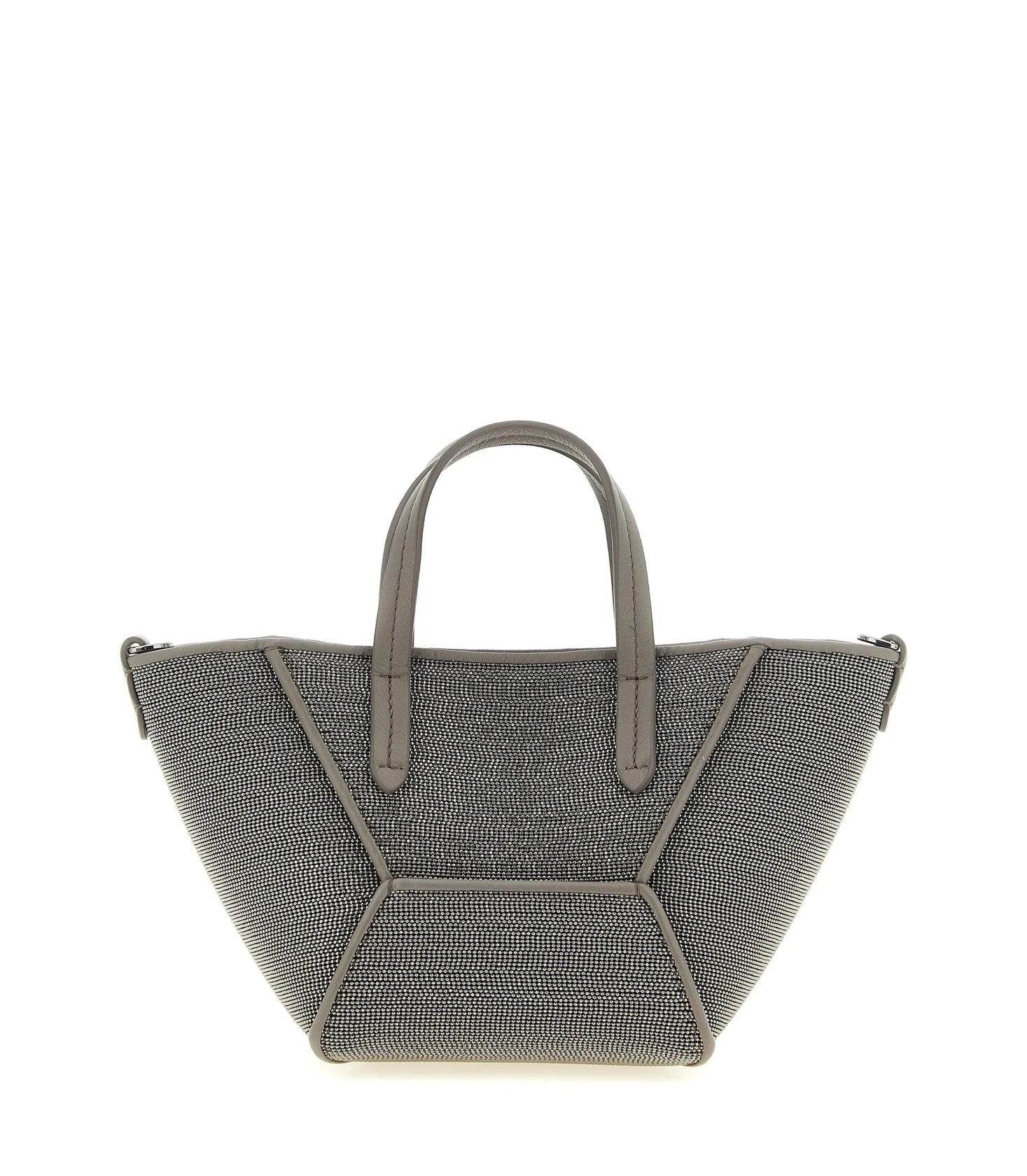 Brunello Cucinelli Tote Bag in gray, Calfskin Leather