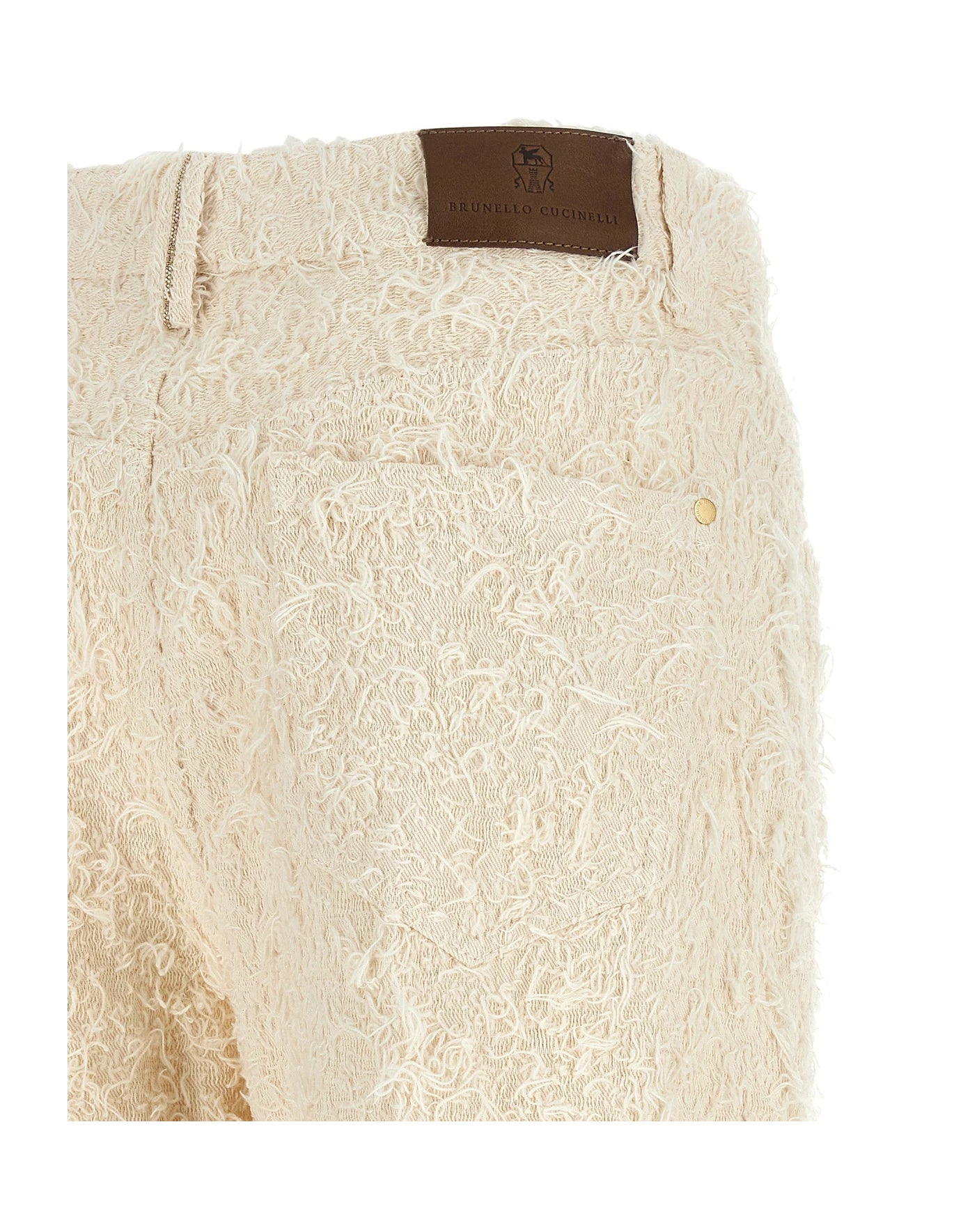 Brunello Cucinelli Trouser in beige, Cotton — view 4