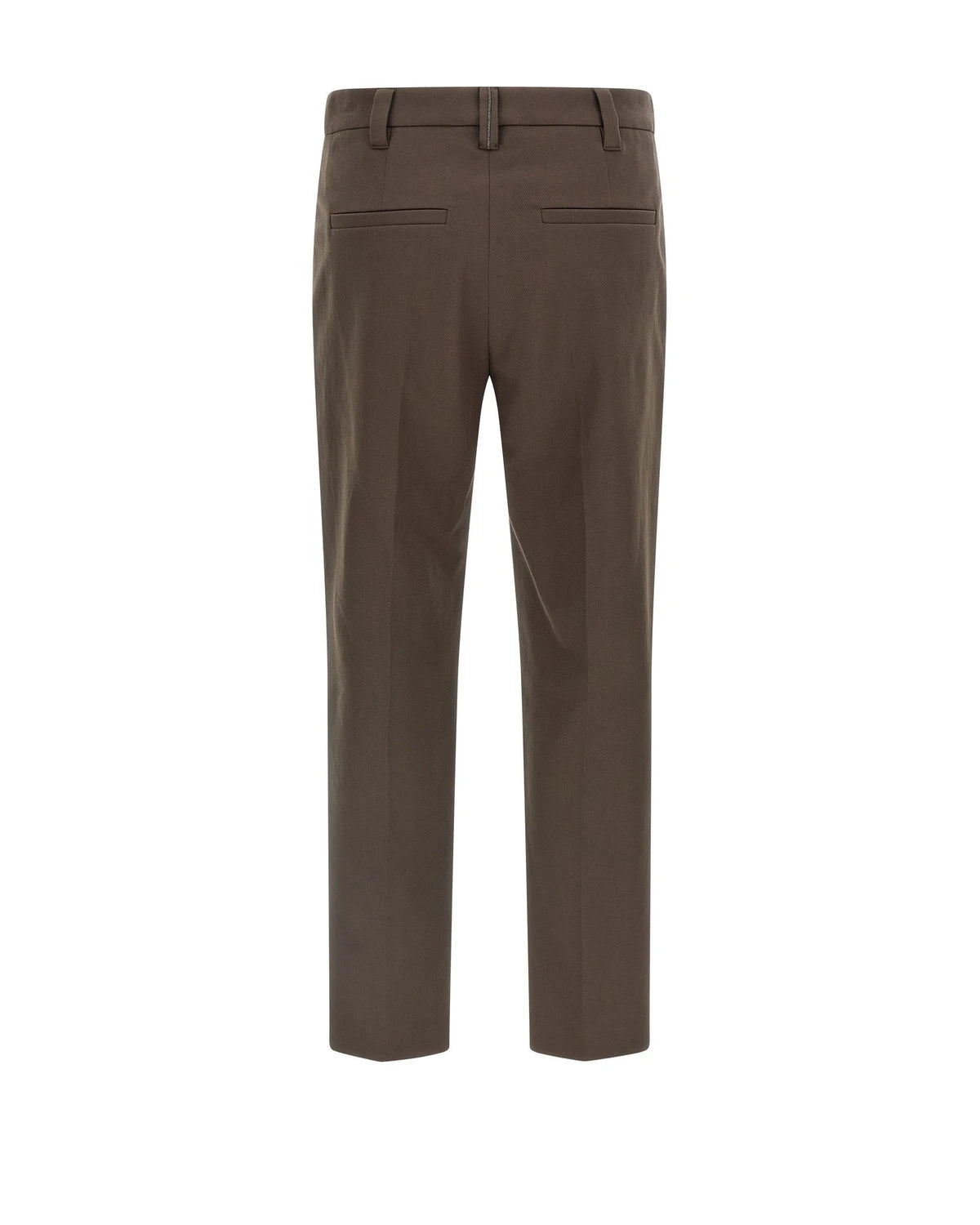 Brunello Cucinelli Trouser in brown, Cotton — view 2