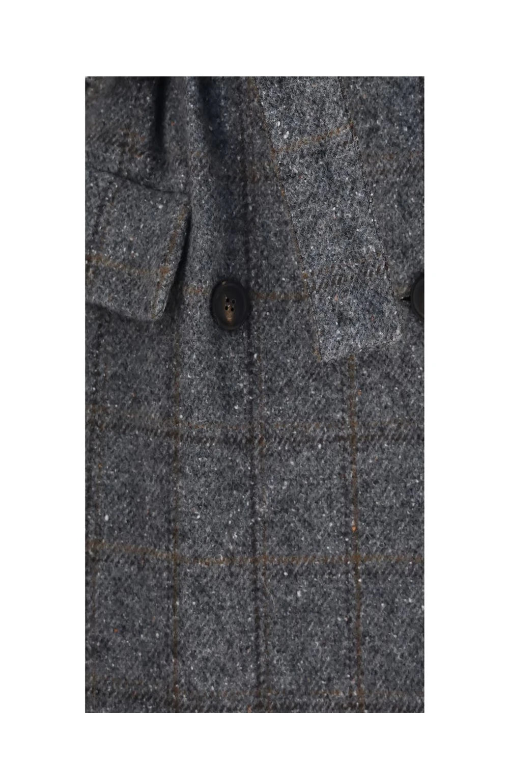 Brunello Cucinelli Wrap Coat in gray, Alpaca Vicugna — view 3