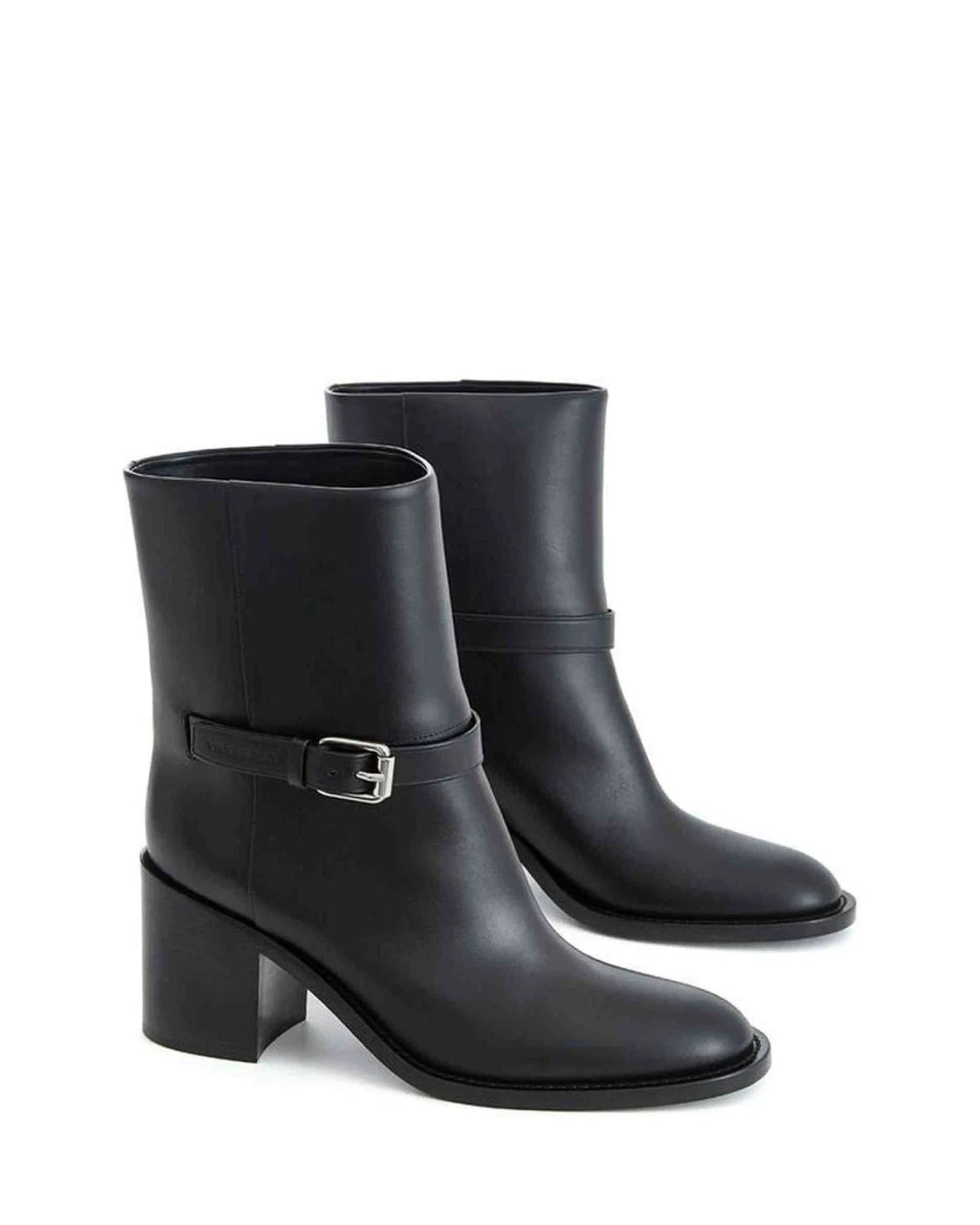 Burberry Leather Black Boot Boots
