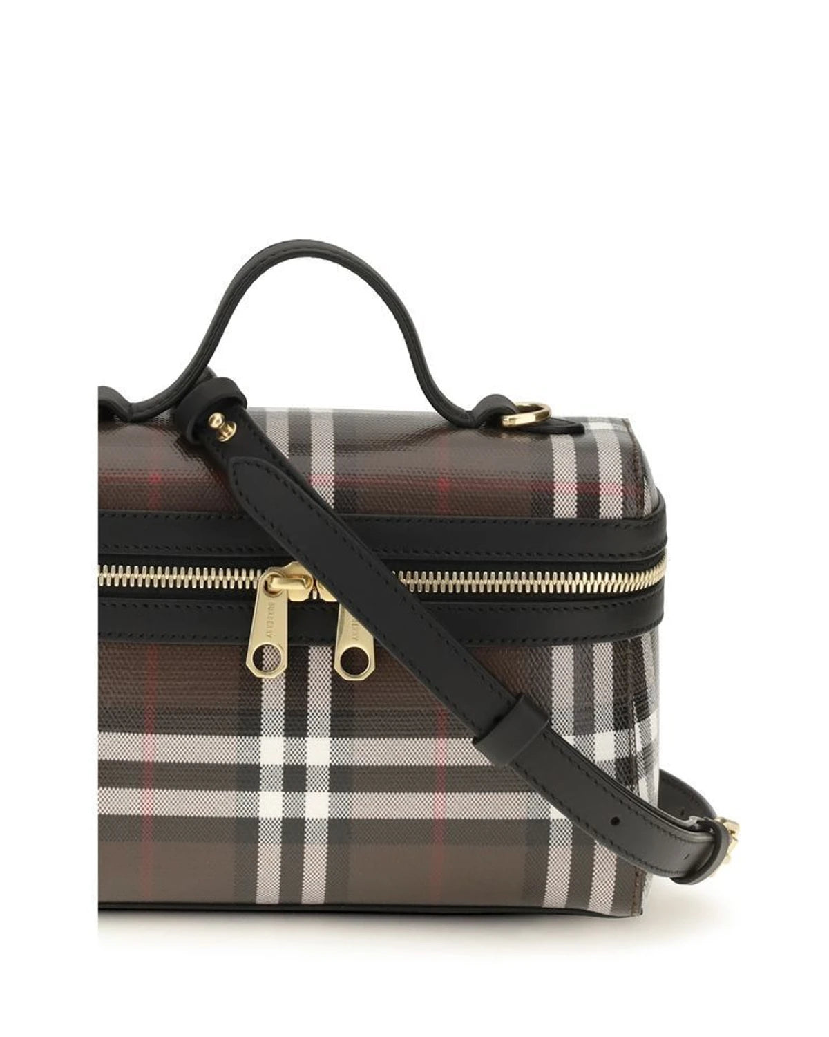 Burberry Makeup Bag in brown, Cotton — view 4