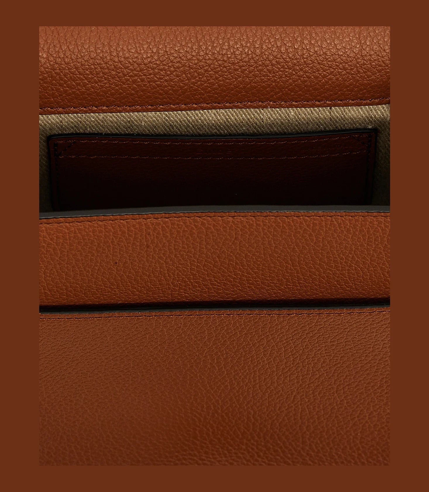 Chloé Cross Body Bag in brown, Lamb Leather — view 4