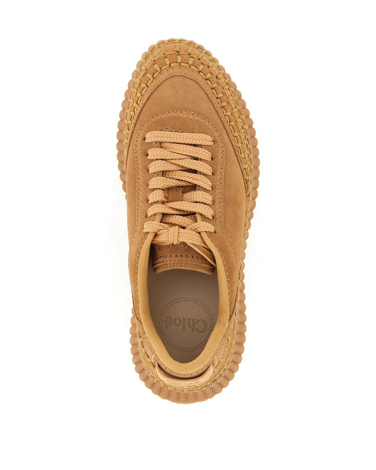 Chloé Sneakers in beige, Polyester — view 4