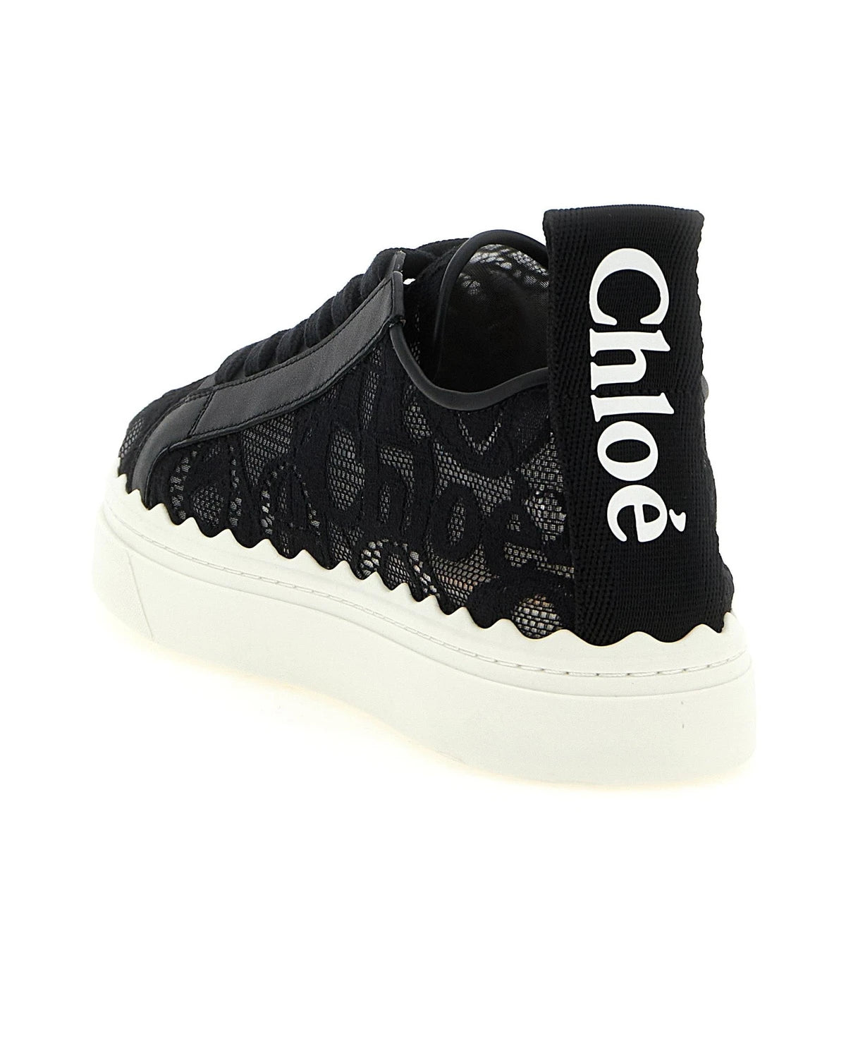 Chloé Sneakers in black, Polyamide — view 3