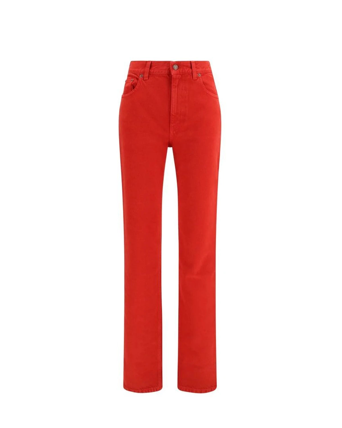 Chloé Trouser in red, Cotton