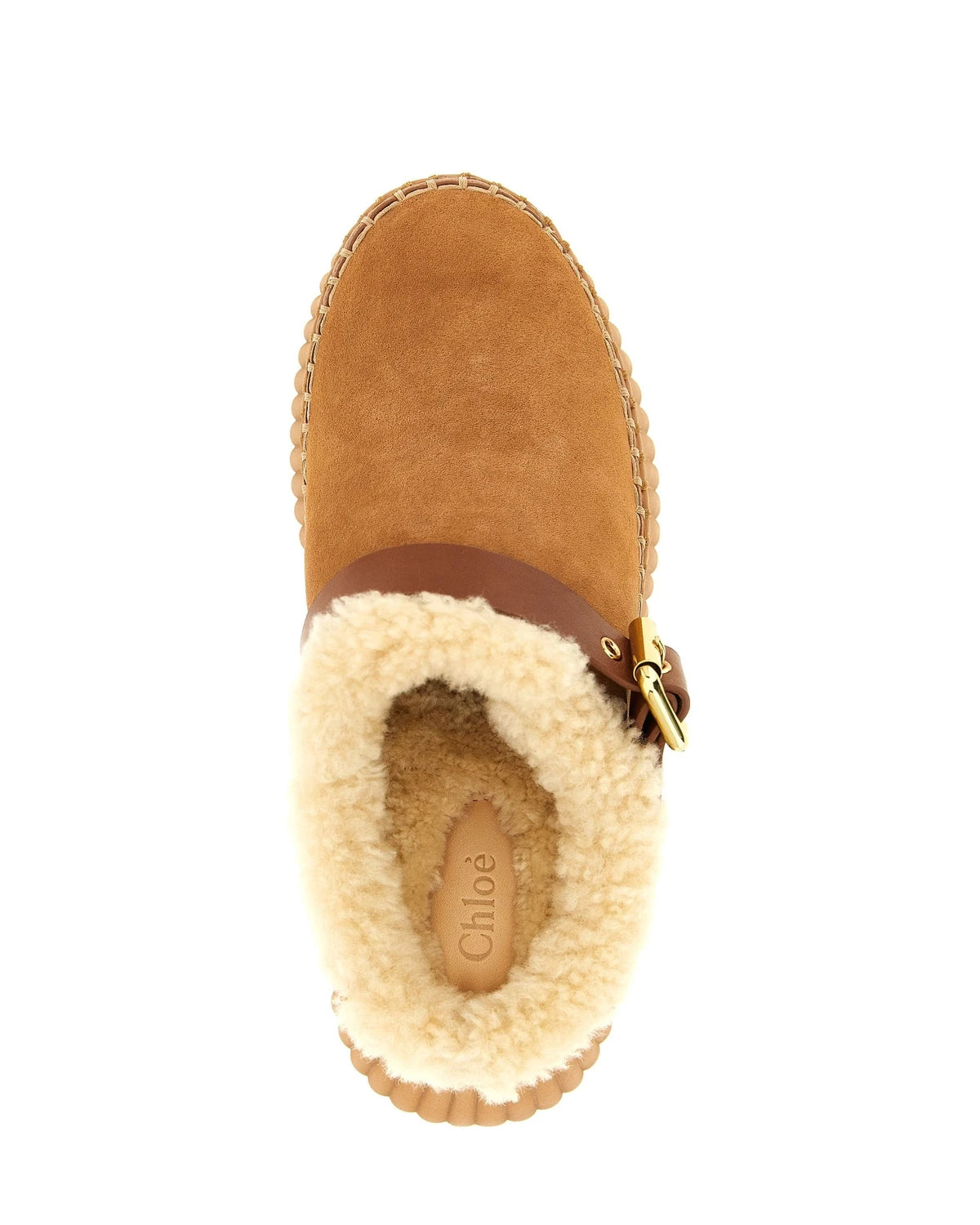 Chloé Wedges in brown, Cow Leather — view 4