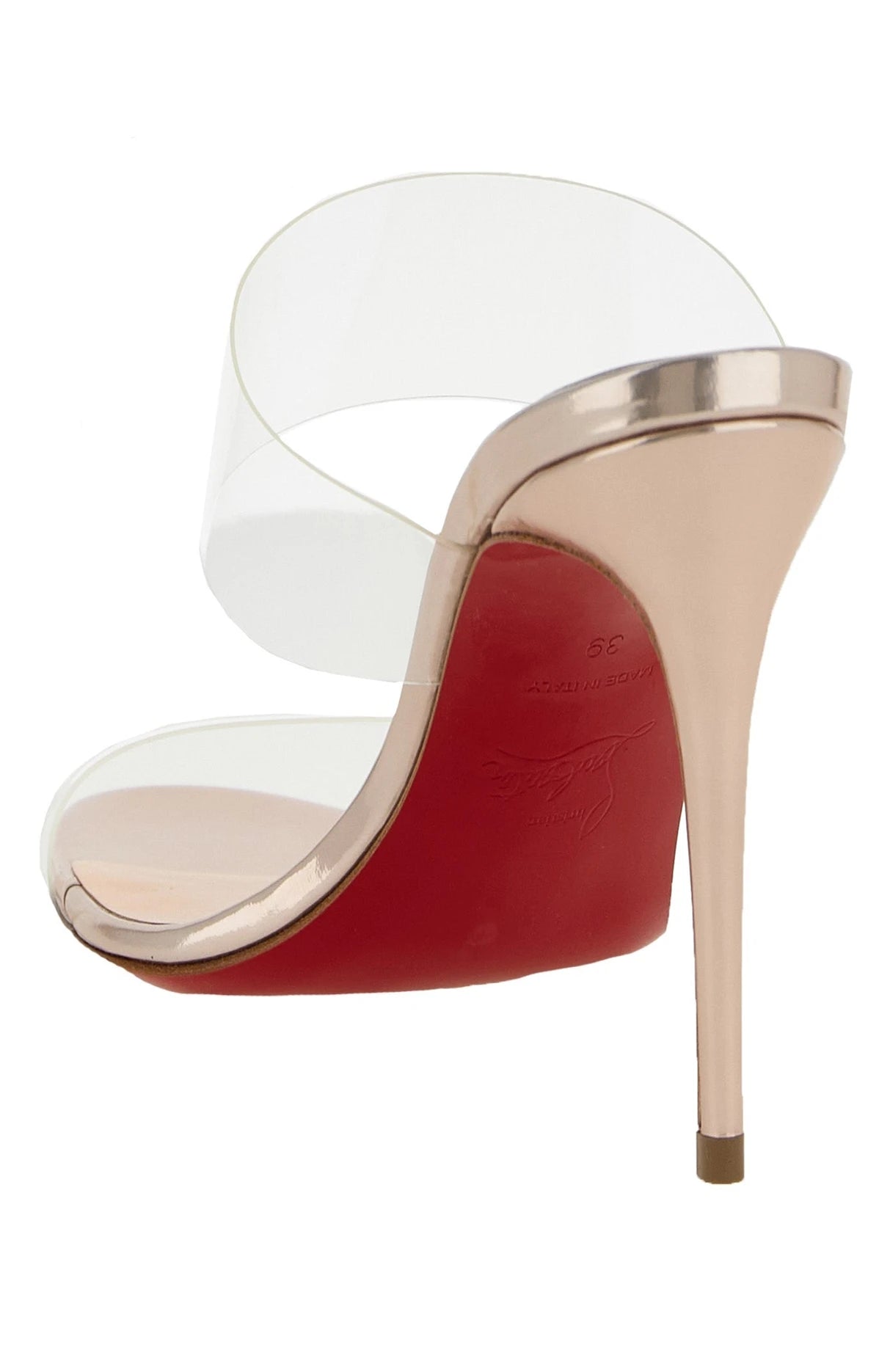 Christian Louboutin Sandals in pink, Calf Leather — view 3