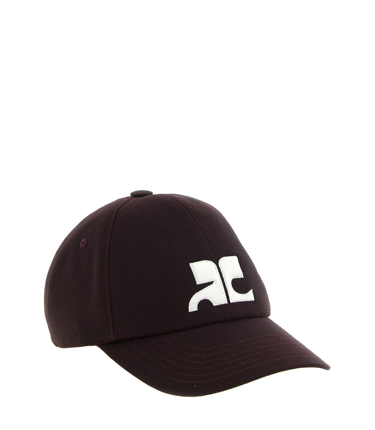 Courrèges Baseball Cap in red, Cotton — view 2