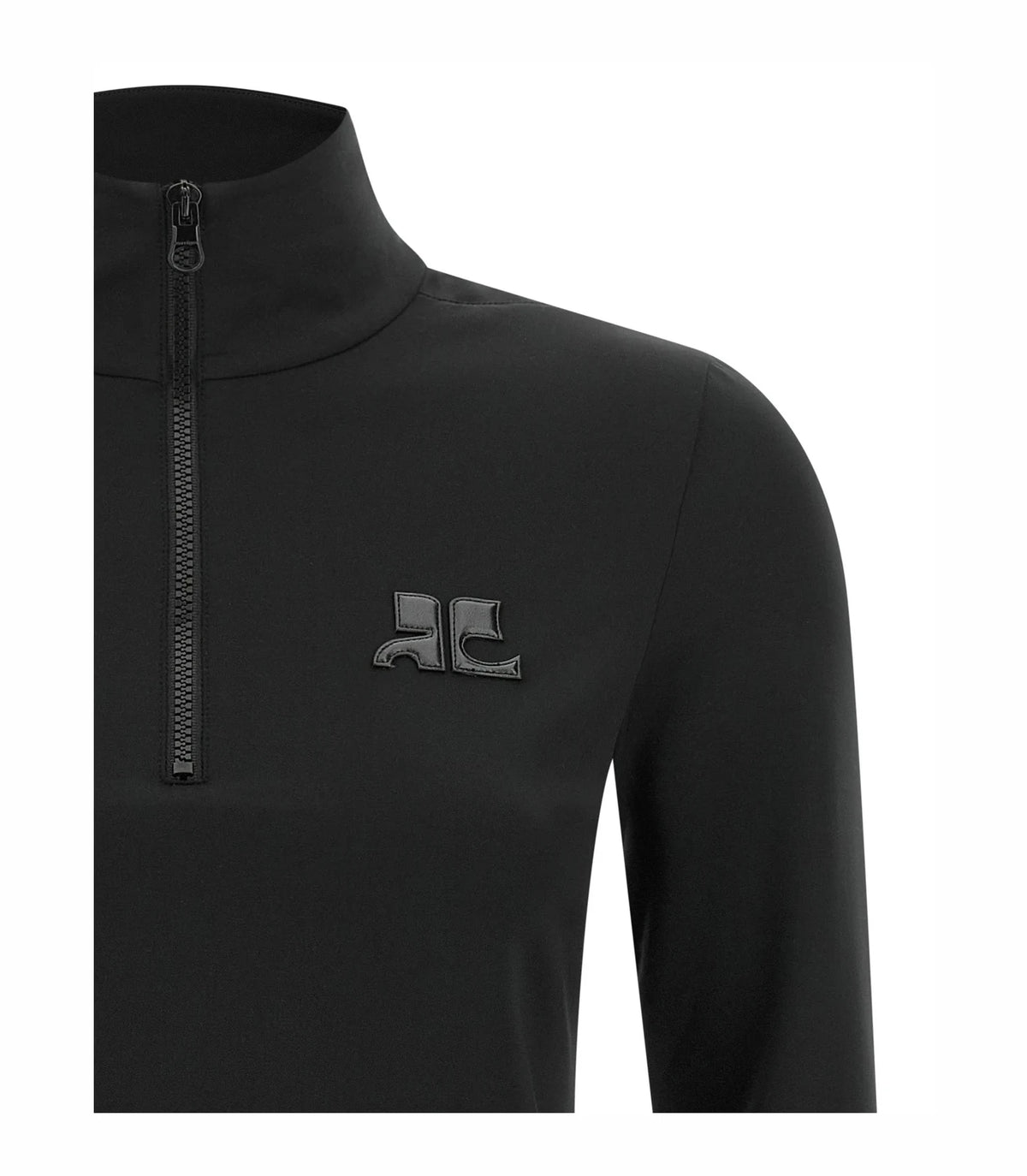Courrèges Cardigan in black, Polyamide — view 3