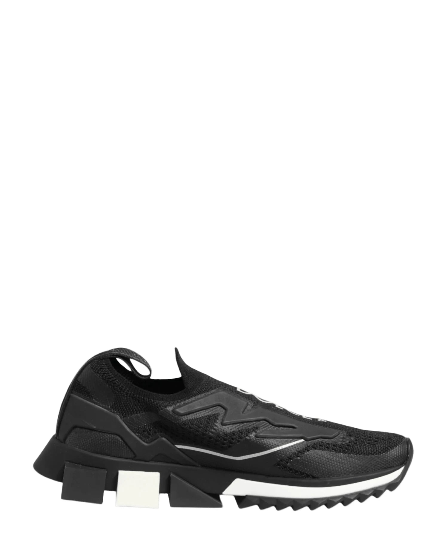 Dolce & Gabbana Black Sorrento Sport Stretch Sneakers Shoes Sneakers