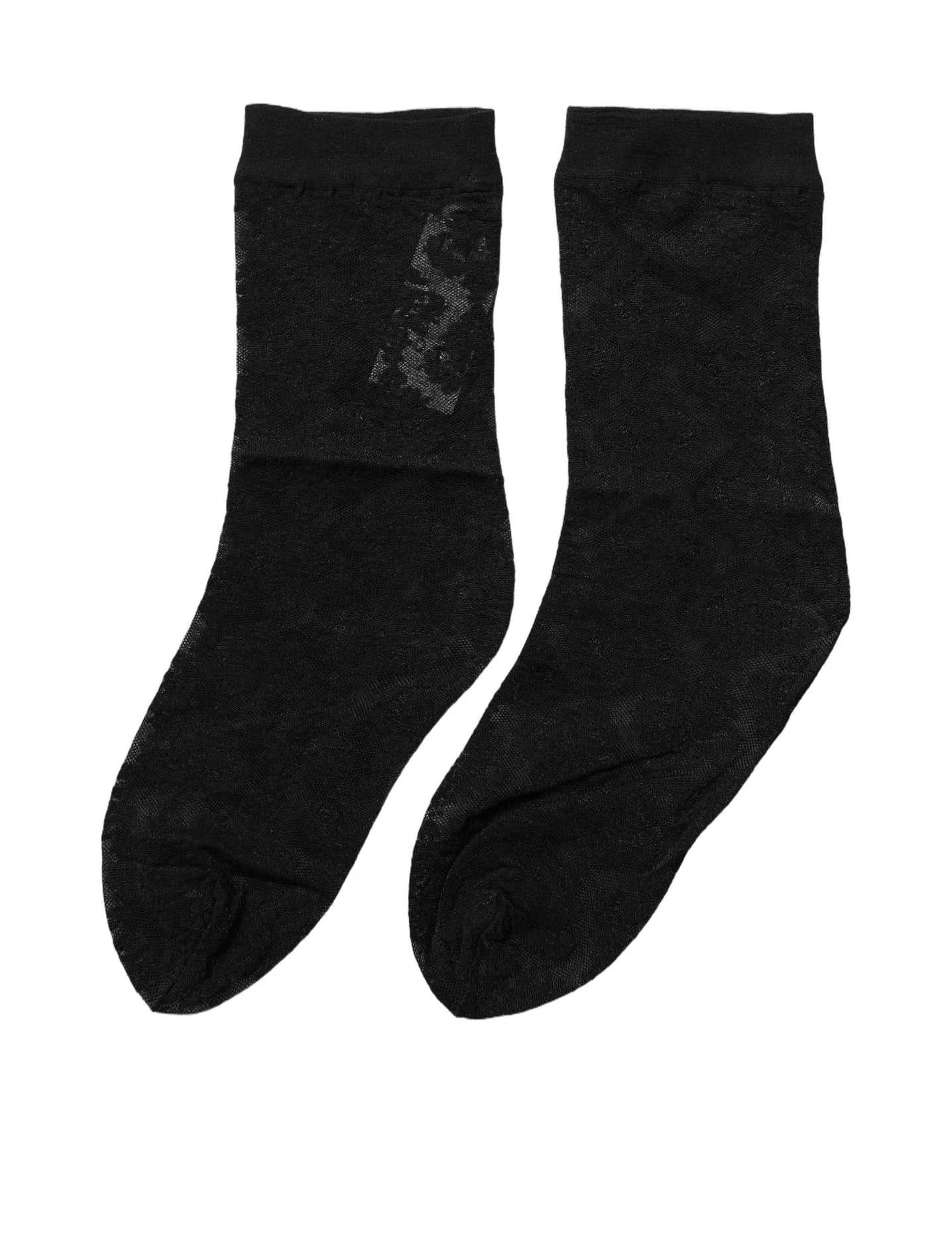 Dolce & Gabbana Ankle Sock in black, Nylon — view 2