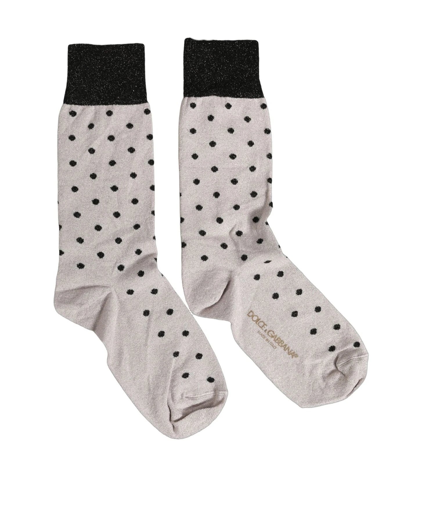 Dolce & Gabbana Ankle Sock in gray, Viscose — view 3