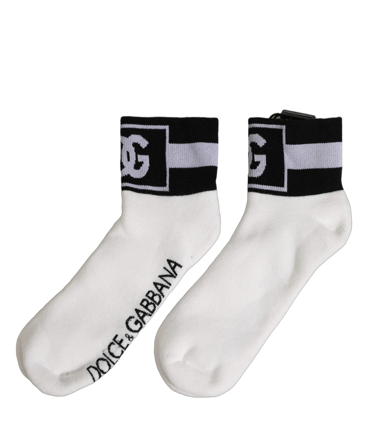 Dolce & Gabbana Ankle Sock in white — view 5