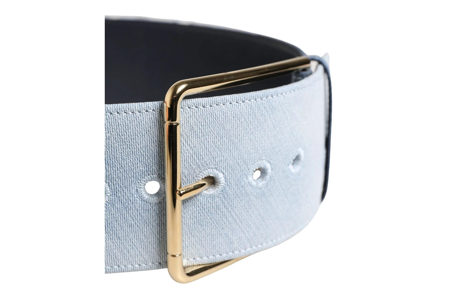Dolce & Gabbana Belts in blue, Cotton Calf — view 3