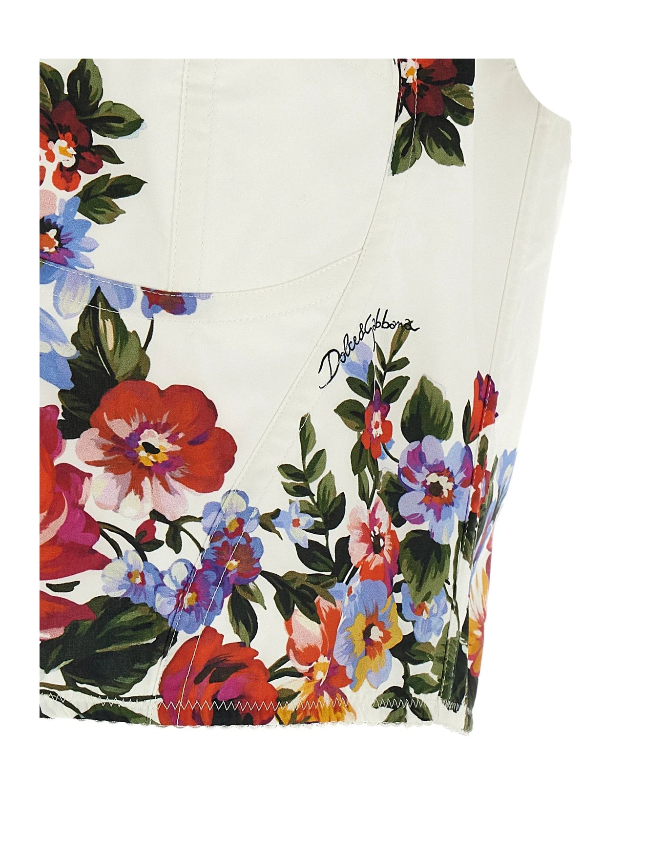 Dolce & Gabbana Blouse in white, Cotton — view 4
