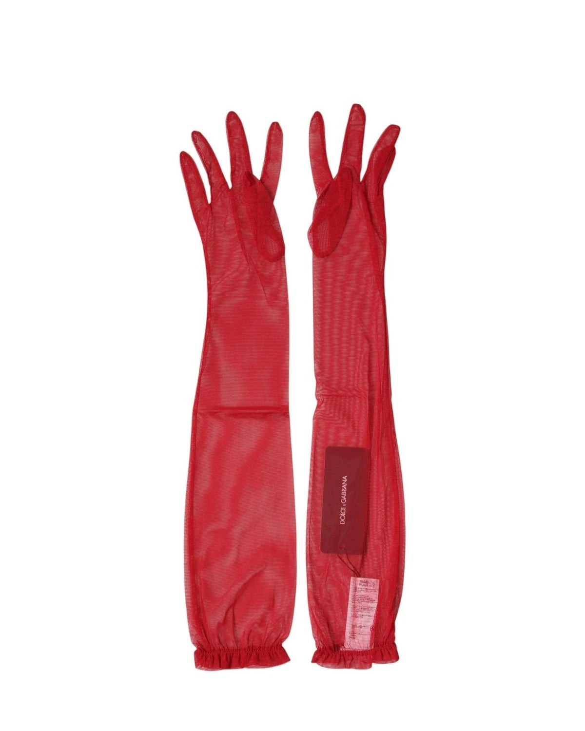 Dolce & Gabbana Bridal Glove in red, Acetate — view 4