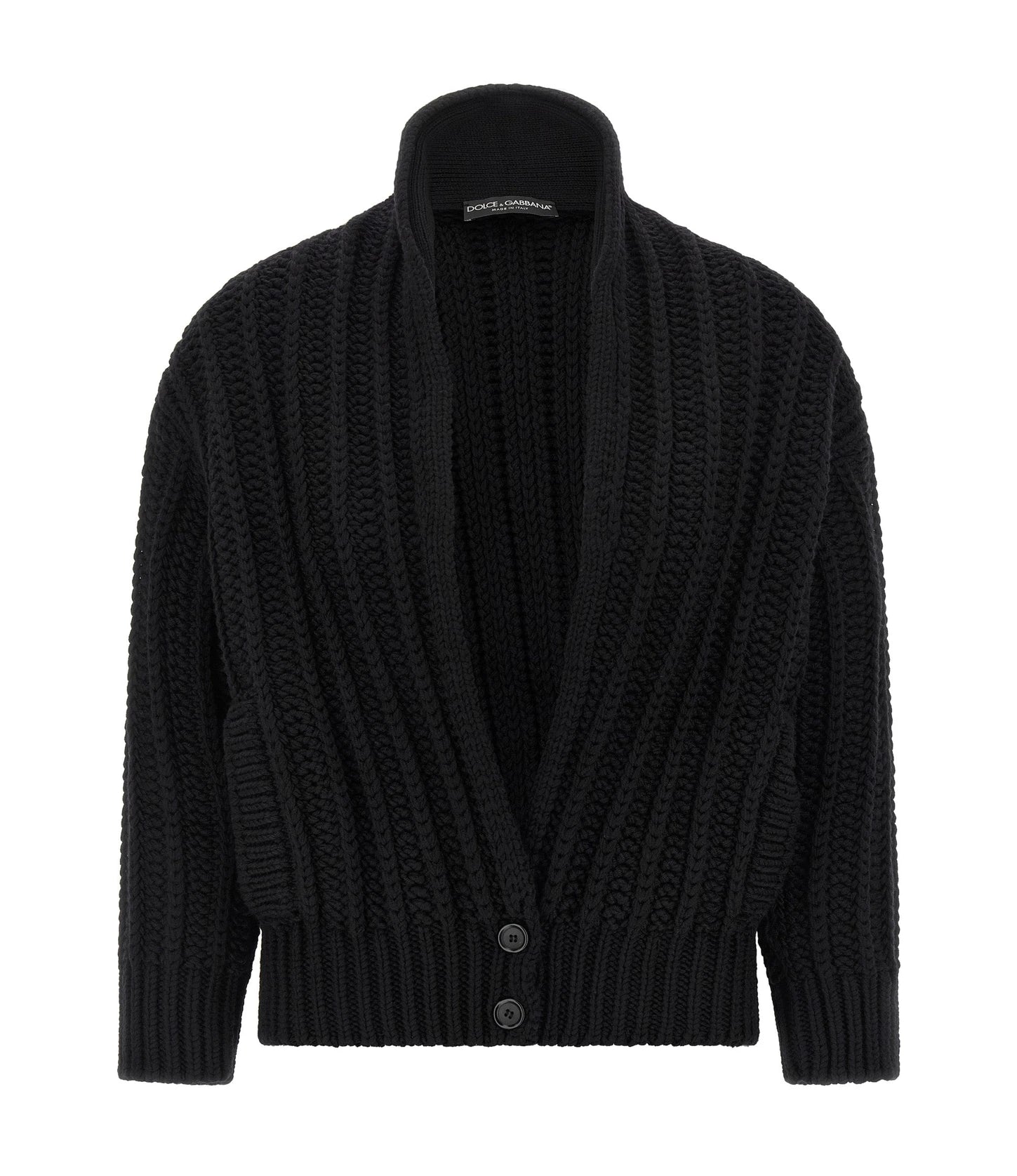 Dolce & Gabbana Cardigan in black, Virgin Wool