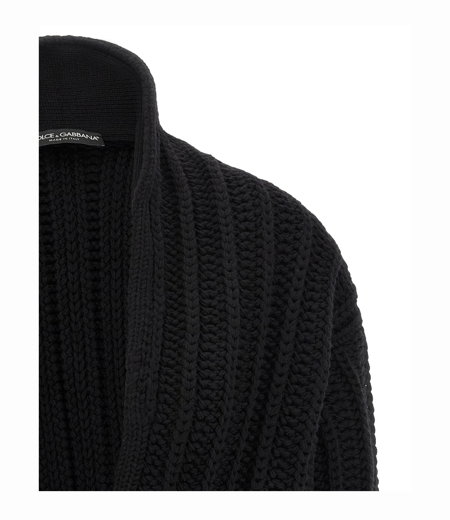 Dolce & Gabbana Cardigan in black, Virgin Wool — view 3