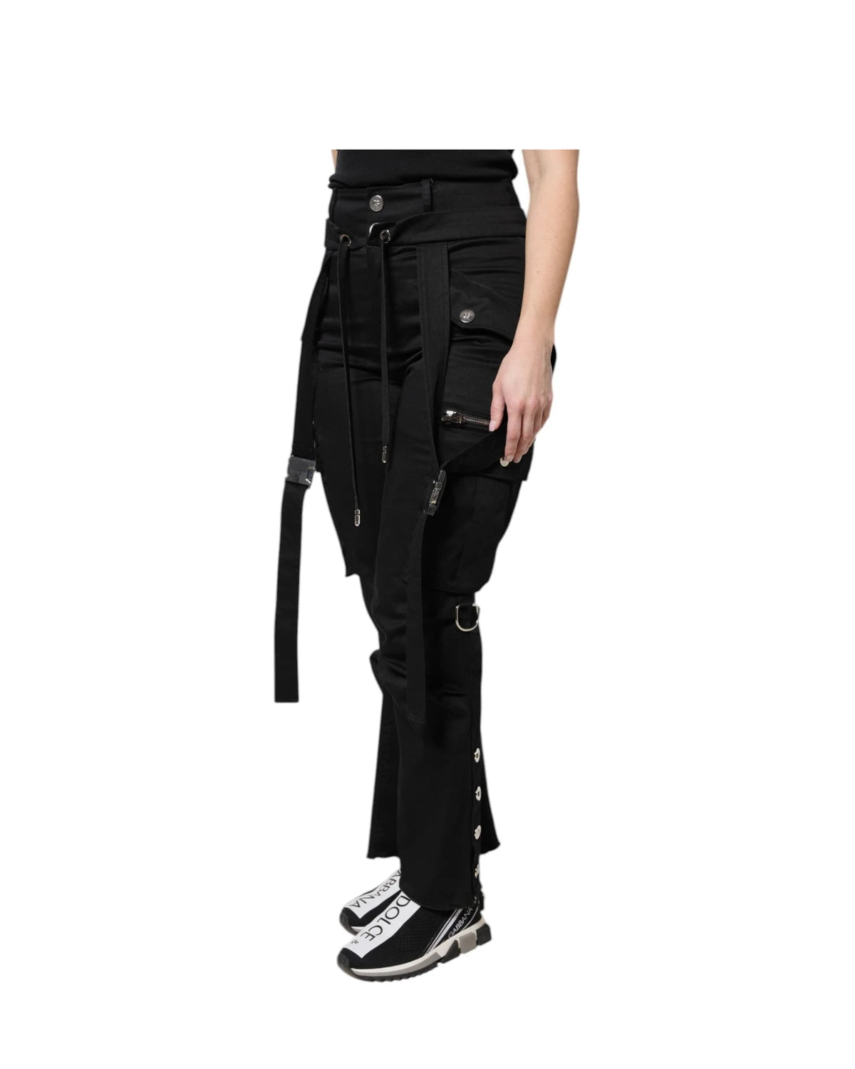 Dolce & Gabbana Cargo Pant in black, Cotton — view 3