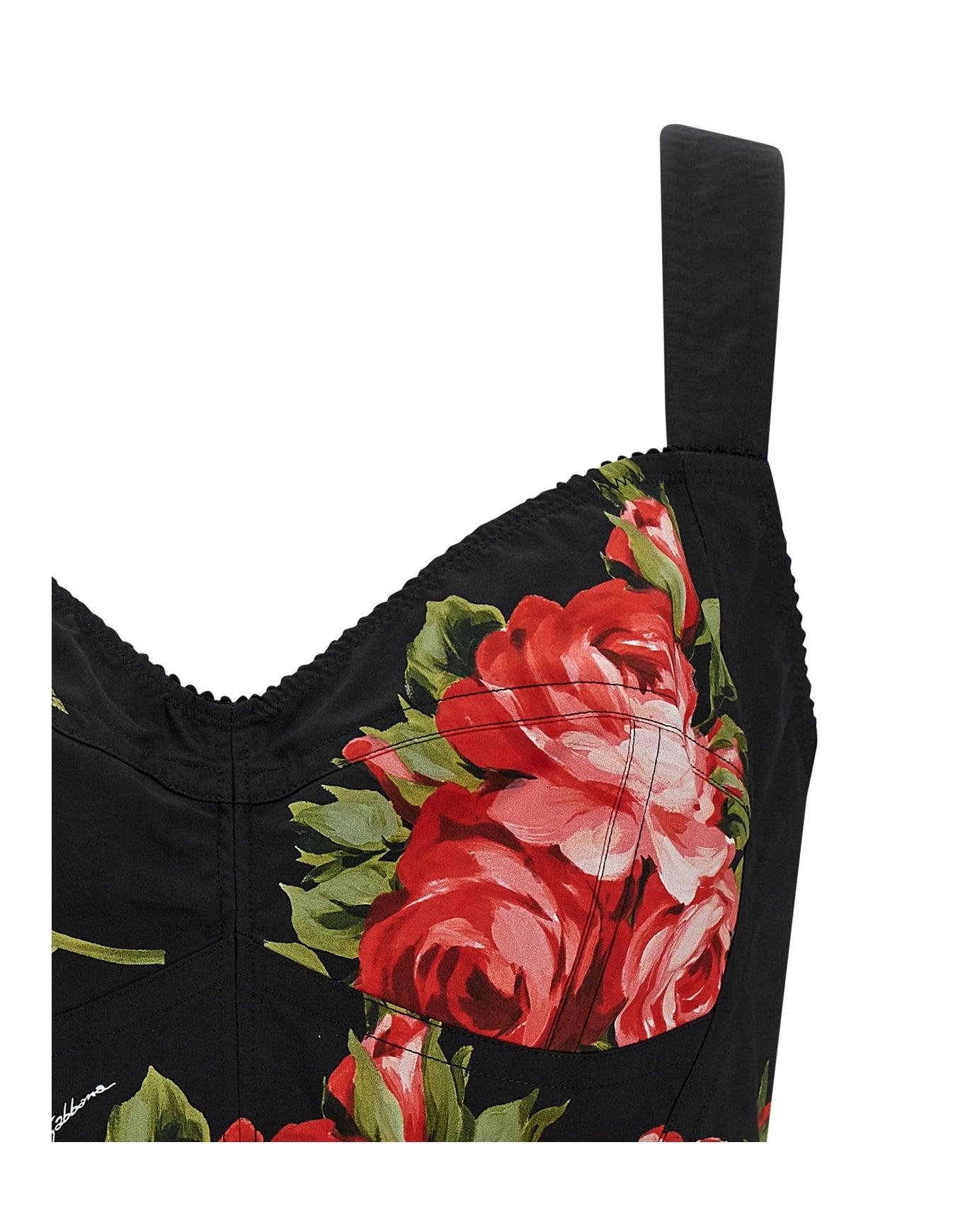 Dolce & Gabbana Corset Top in black, Cotton β view 3