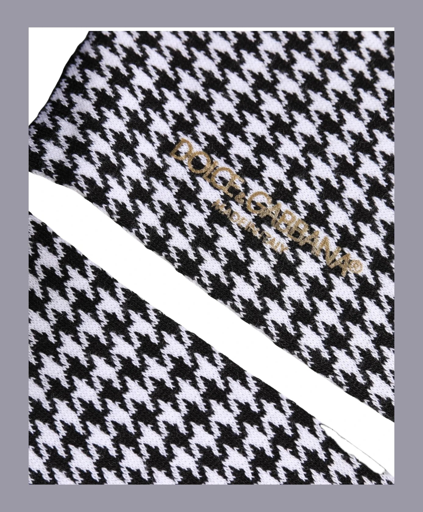 Dolce & Gabbana Crew Sock in black, Cotton