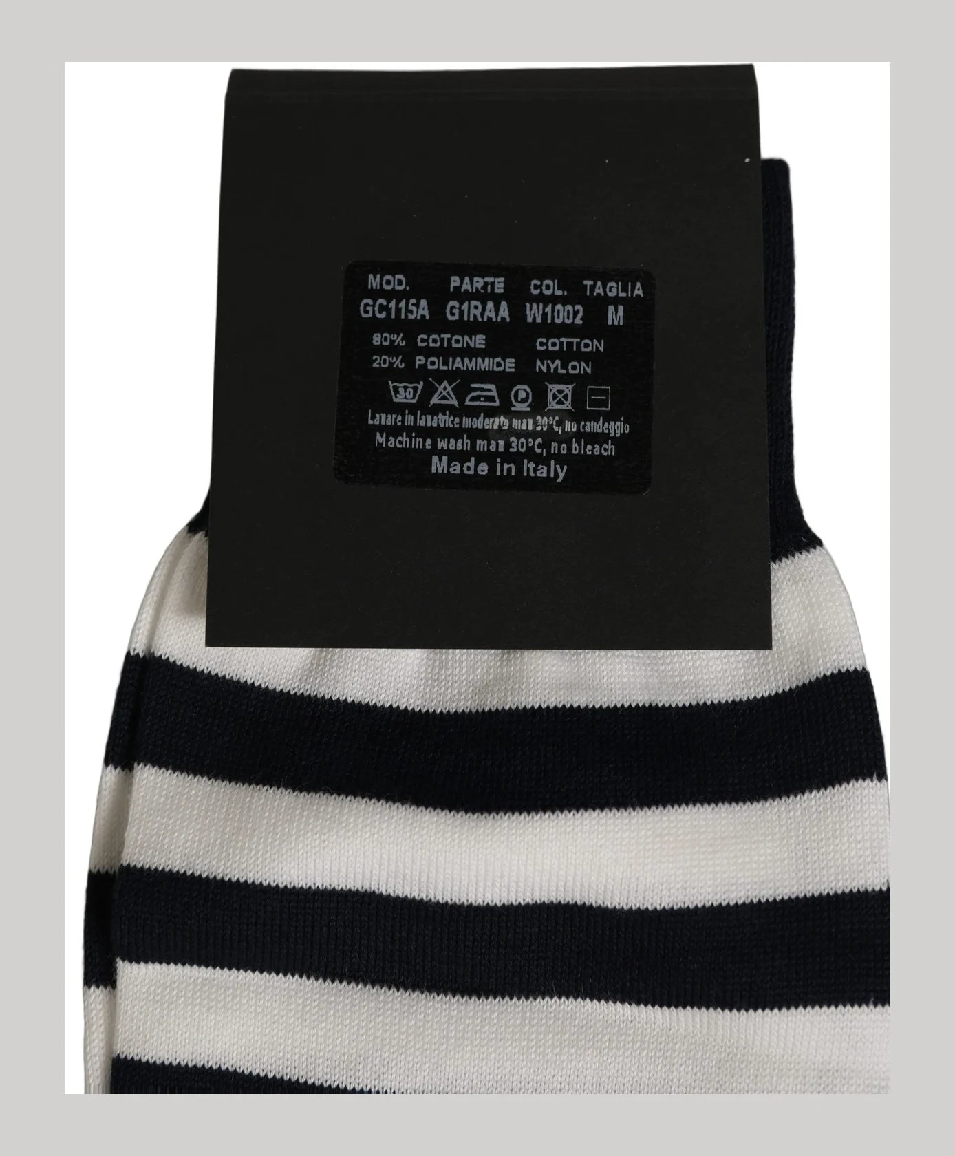 Dolce & Gabbana Crew Sock in black, Cotton — view 5