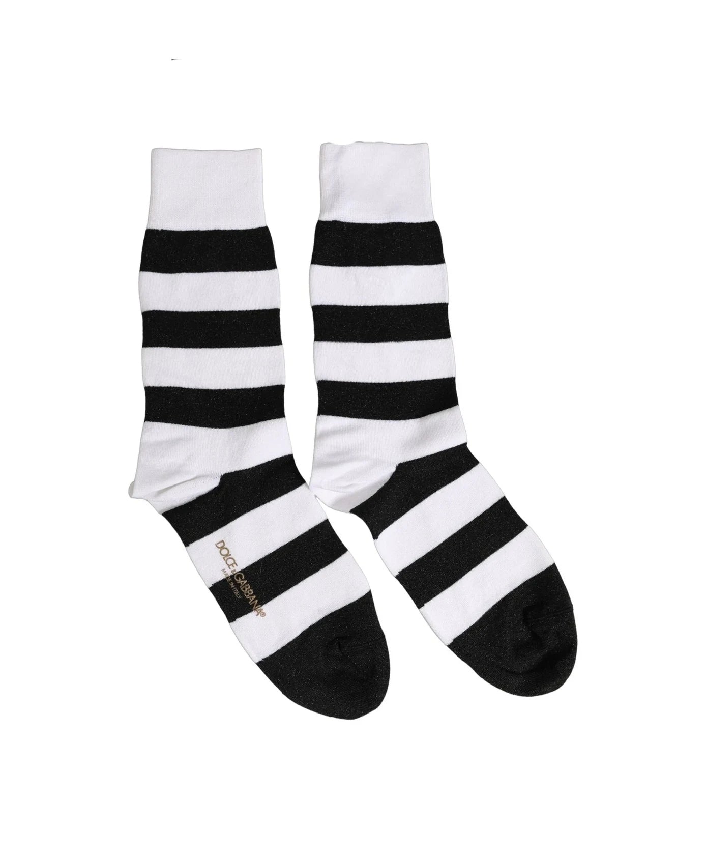 Dolce & Gabbana Crew Sock in black, Viscose — view 3