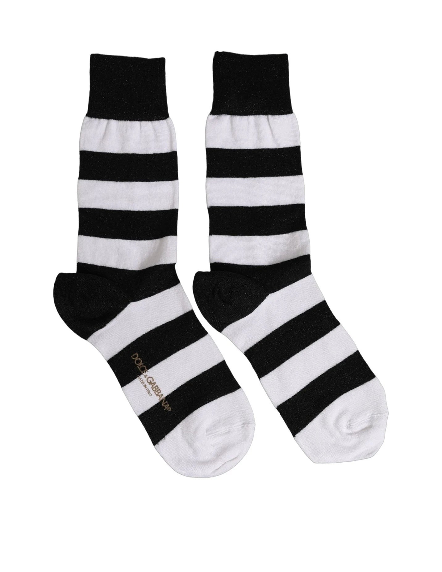 Dolce & Gabbana Crew Sock in black, Viscose — view 4