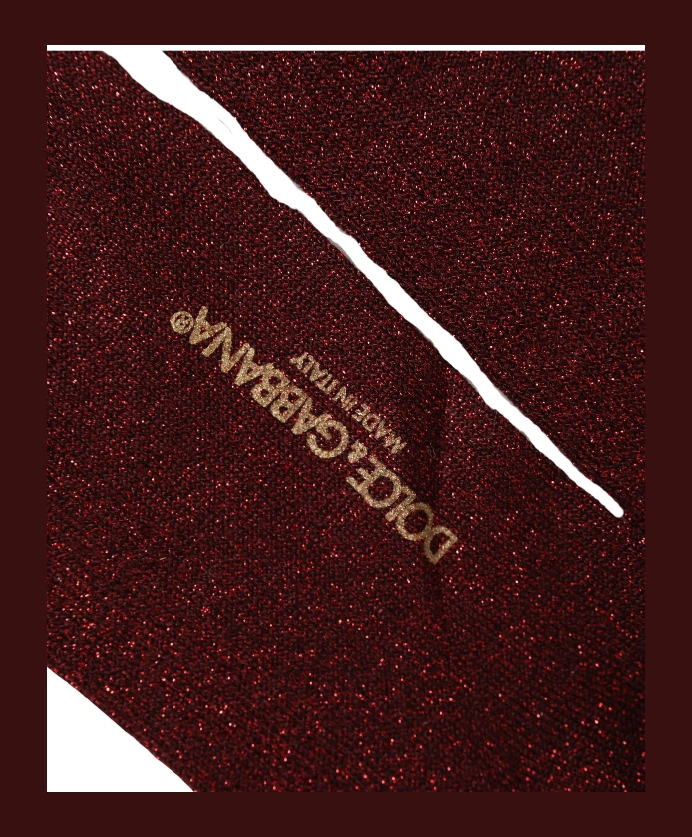 Dolce & Gabbana Dress Sock in red, Viscose