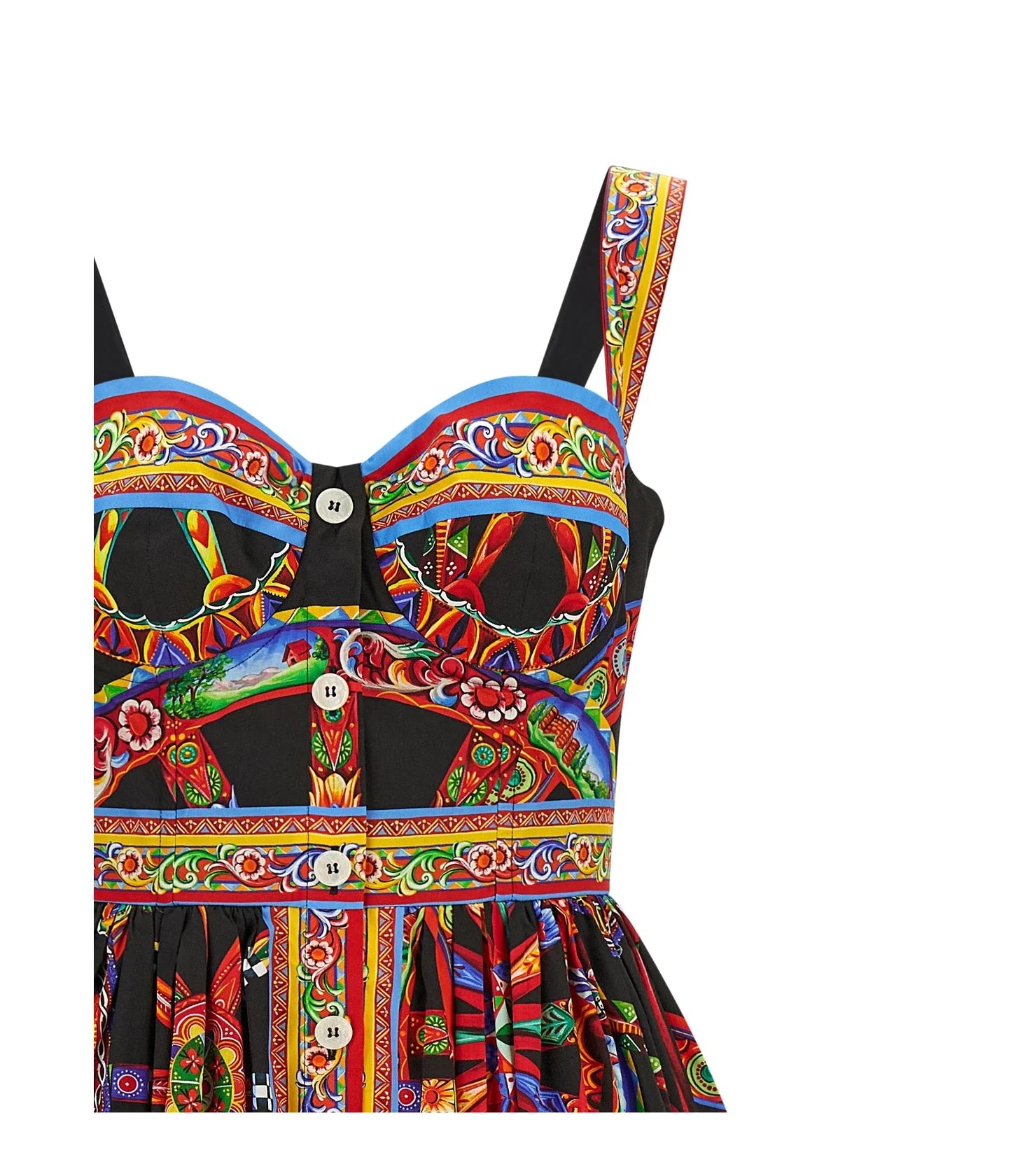 Dolce & Gabbana Dresse in multicolor, Cotton — view 3