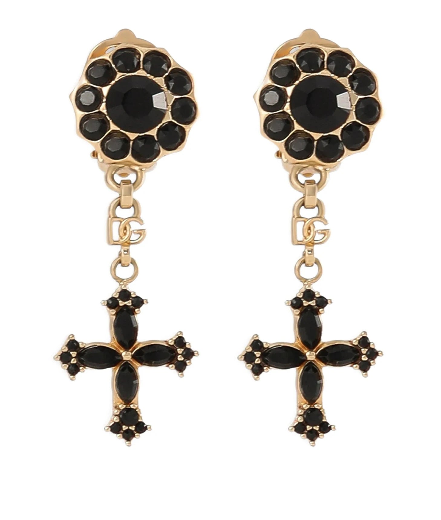 Dolce & Gabbana Earring in black, Brass