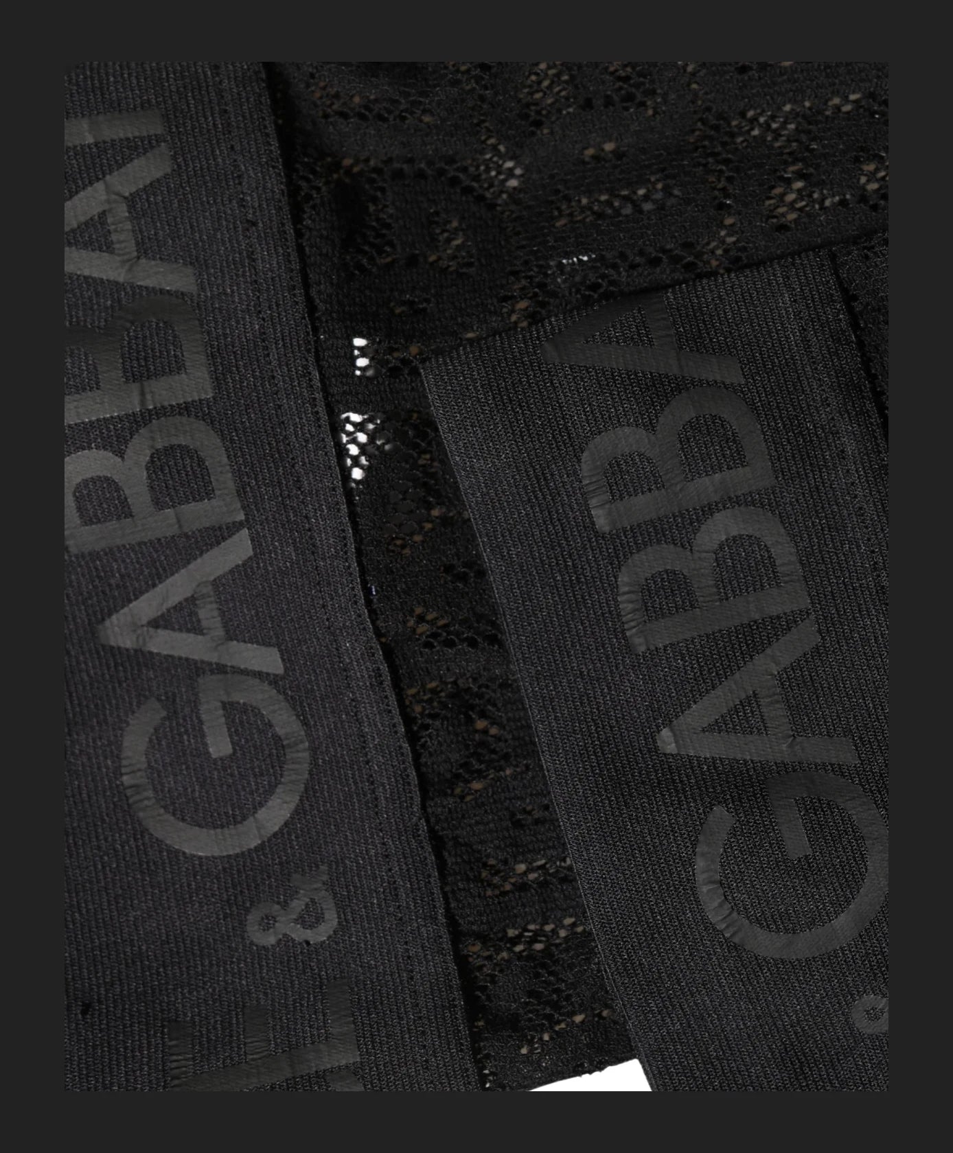 Dolce & Gabbana Hold Up Sock in black, Nylon — view 5