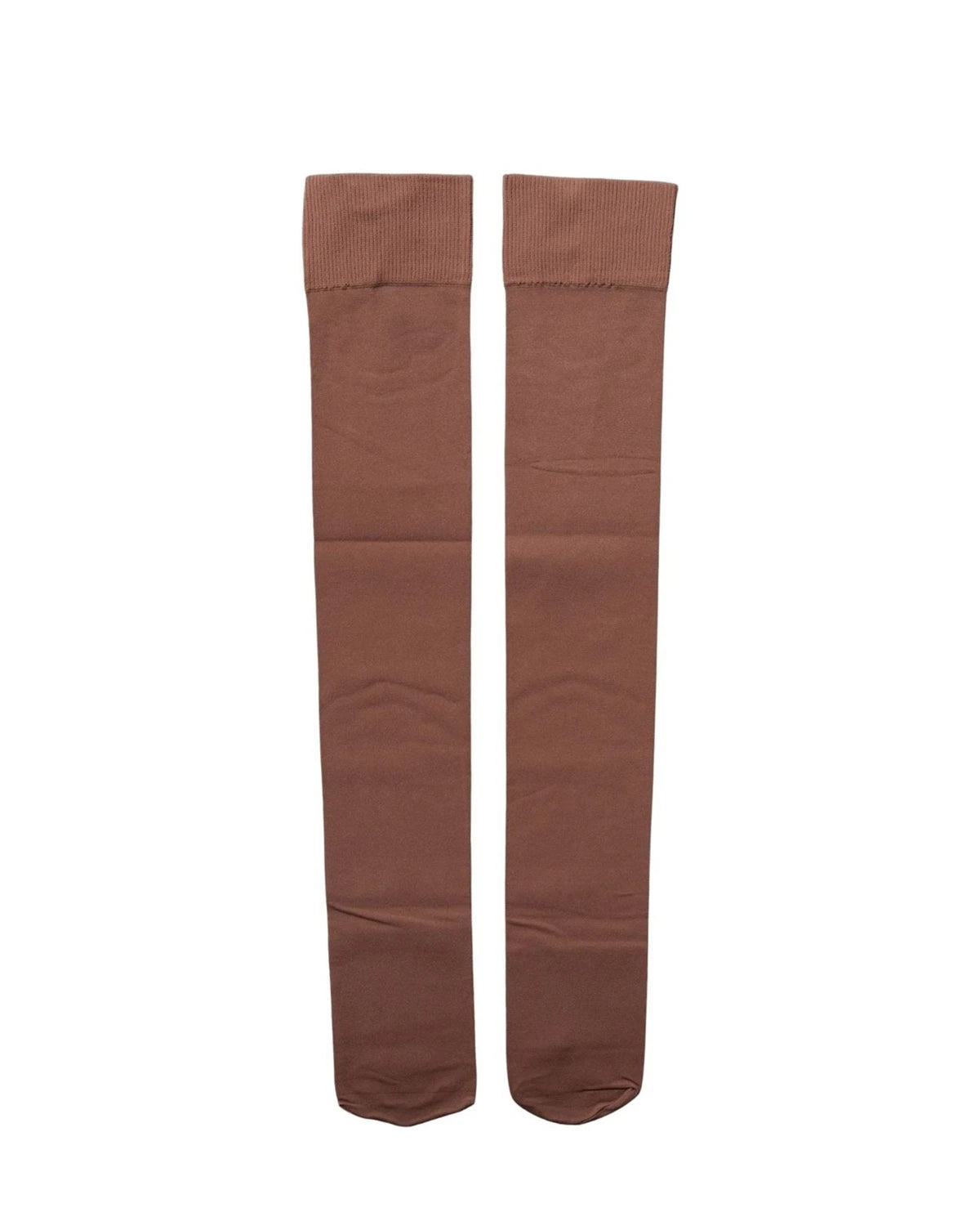 Dolce & Gabbana Hold Up Sock in brown, Nylon — view 3
