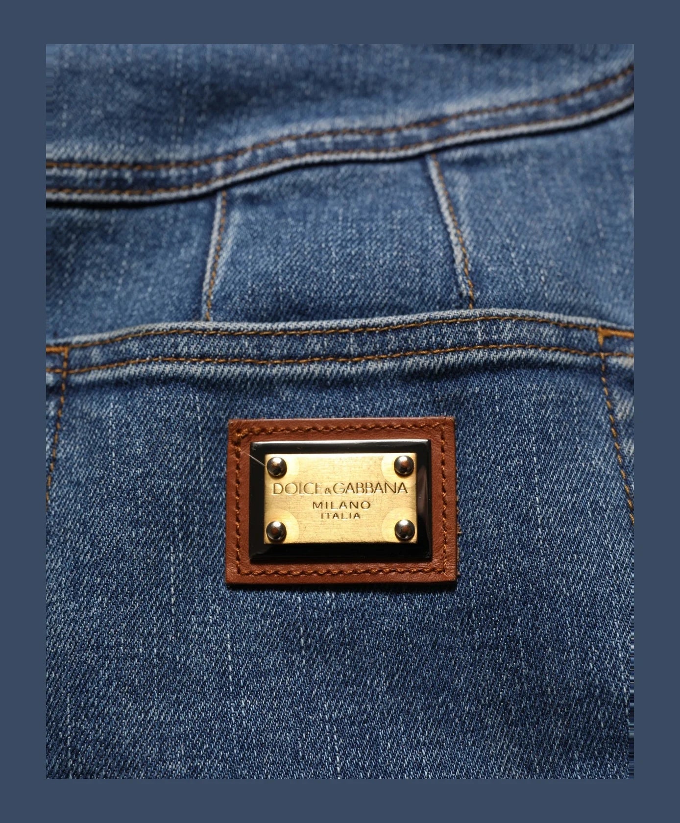 Dolce & Gabbana Jean in blue, Cotton — view 6