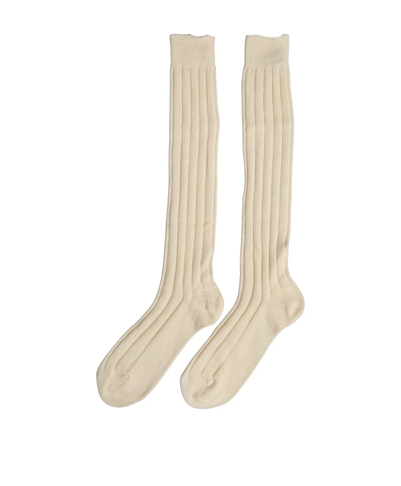 Dolce & Gabbana Knee Sock in beige, Wool — view 2