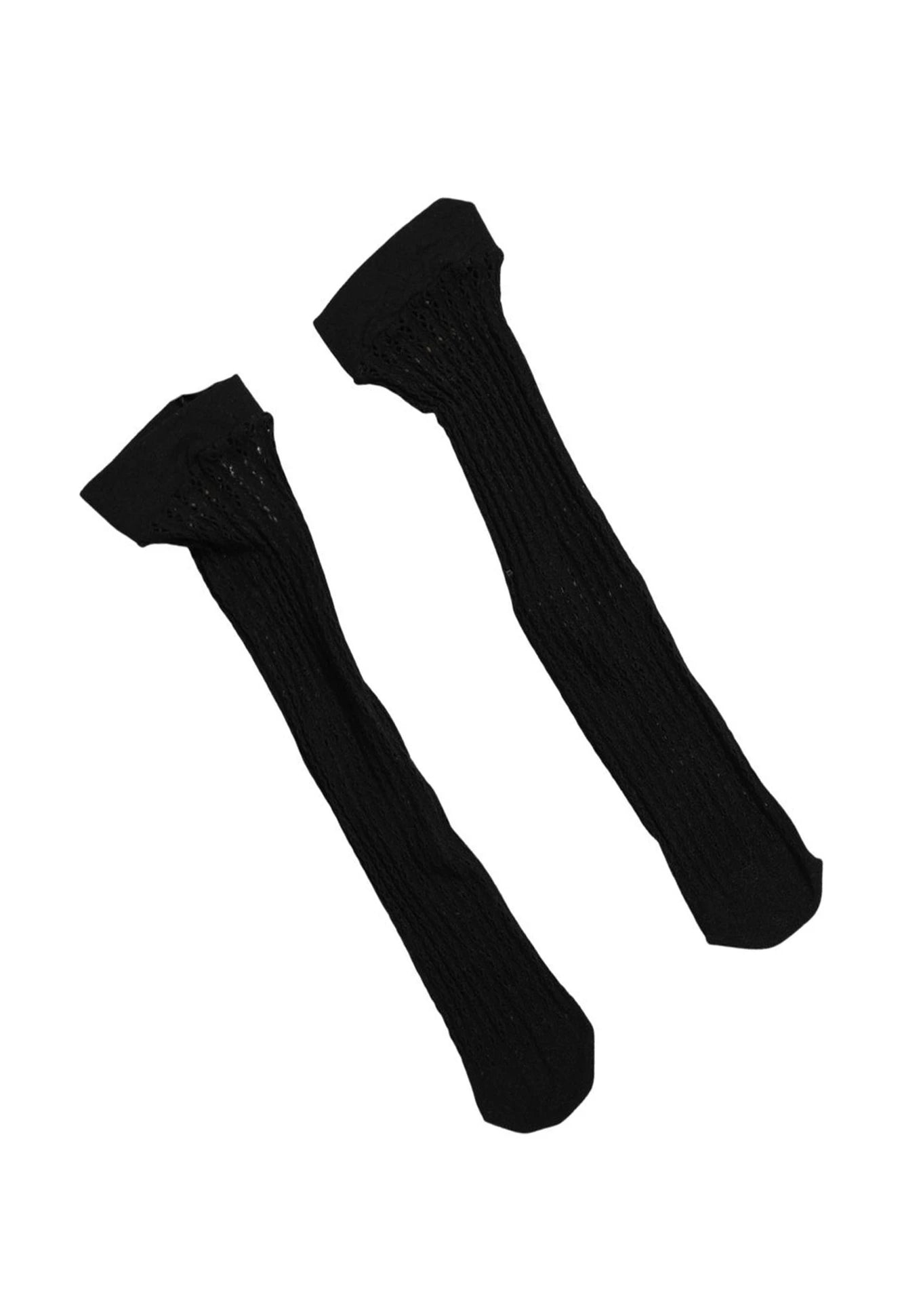 Dolce & Gabbana Knee Sock in black, Nylon — view 4