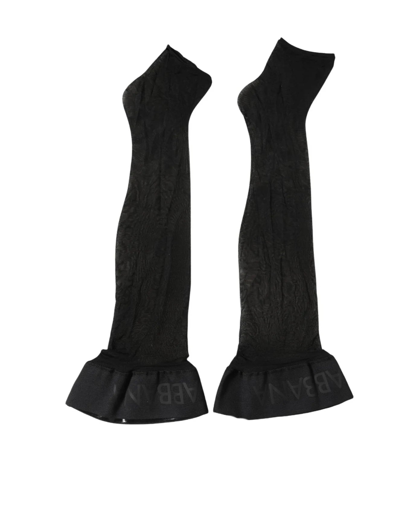 Dolce & Gabbana Knee Sock in black, Nylon — view 4