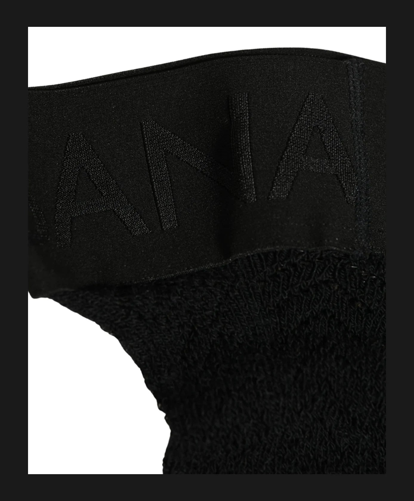 Dolce & Gabbana Knee Sock in black, Wool — view 5