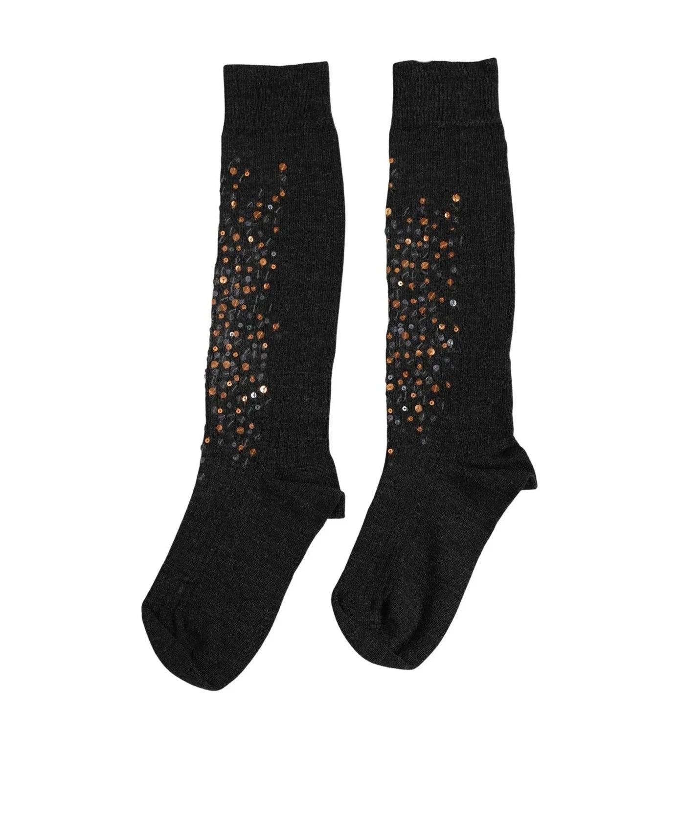 Dolce & Gabbana Knee Sock in gray, Wool — view 4