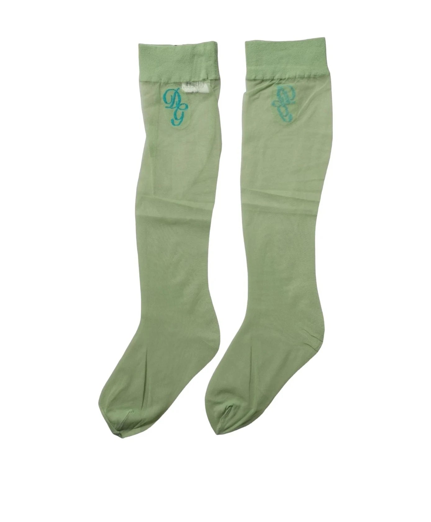Dolce & Gabbana Knee Sock in green — view 2