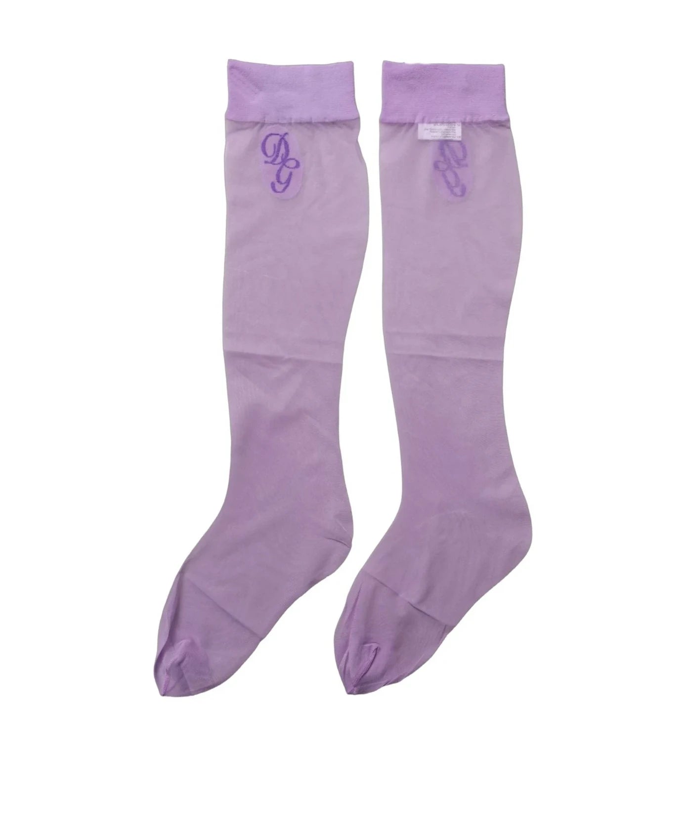 Dolce & Gabbana Knee Sock in purple — view 4