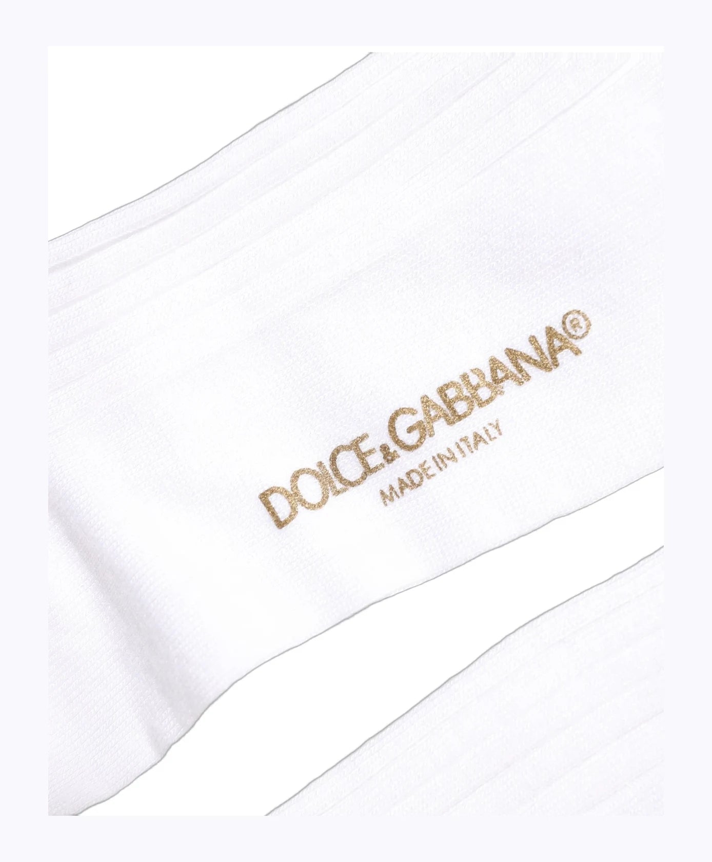 Dolce & Gabbana Knee Sock in white — view 4