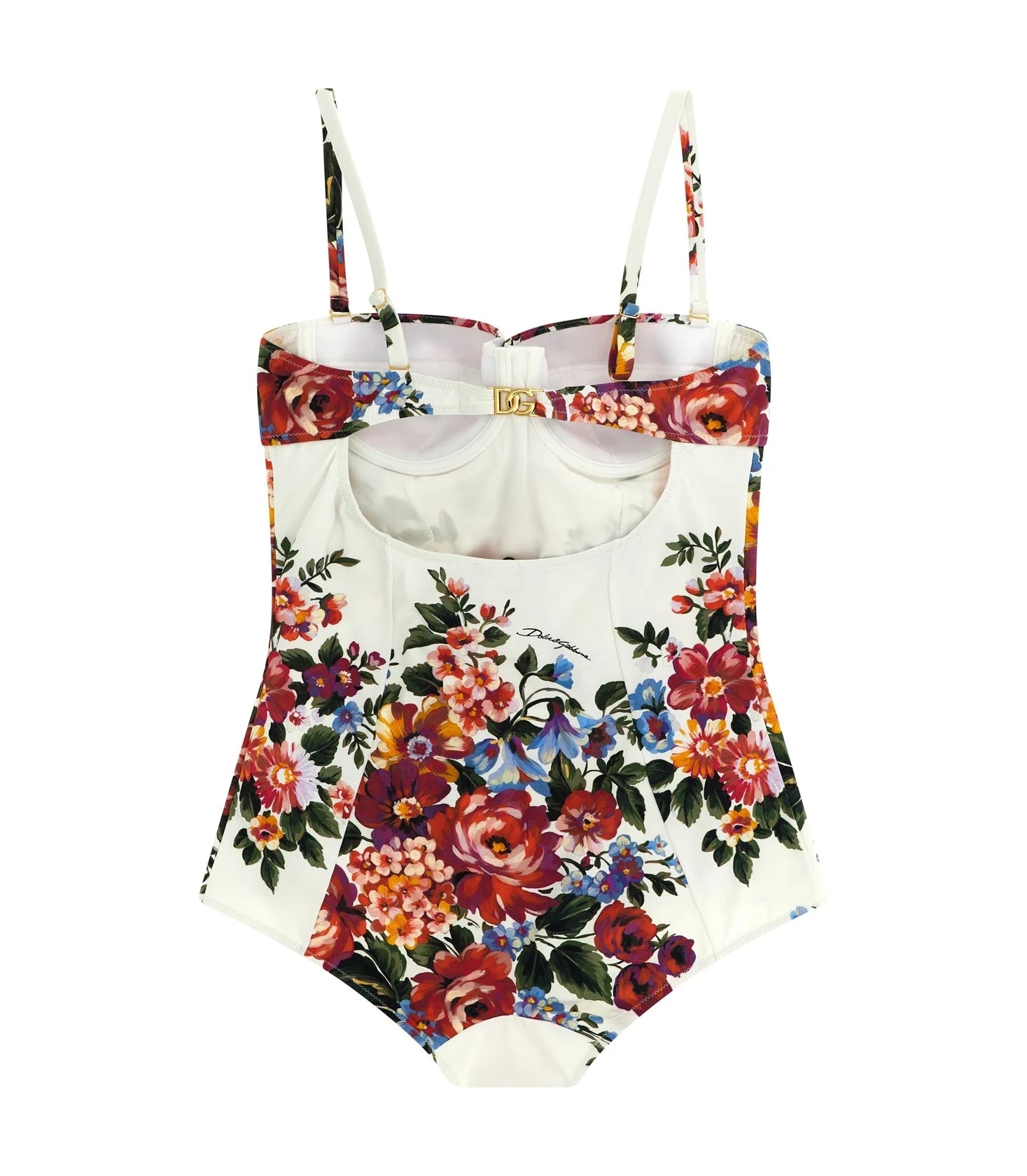 Dolce & Gabbana One-Piece Swimsuit in white, Polyamide — view 2