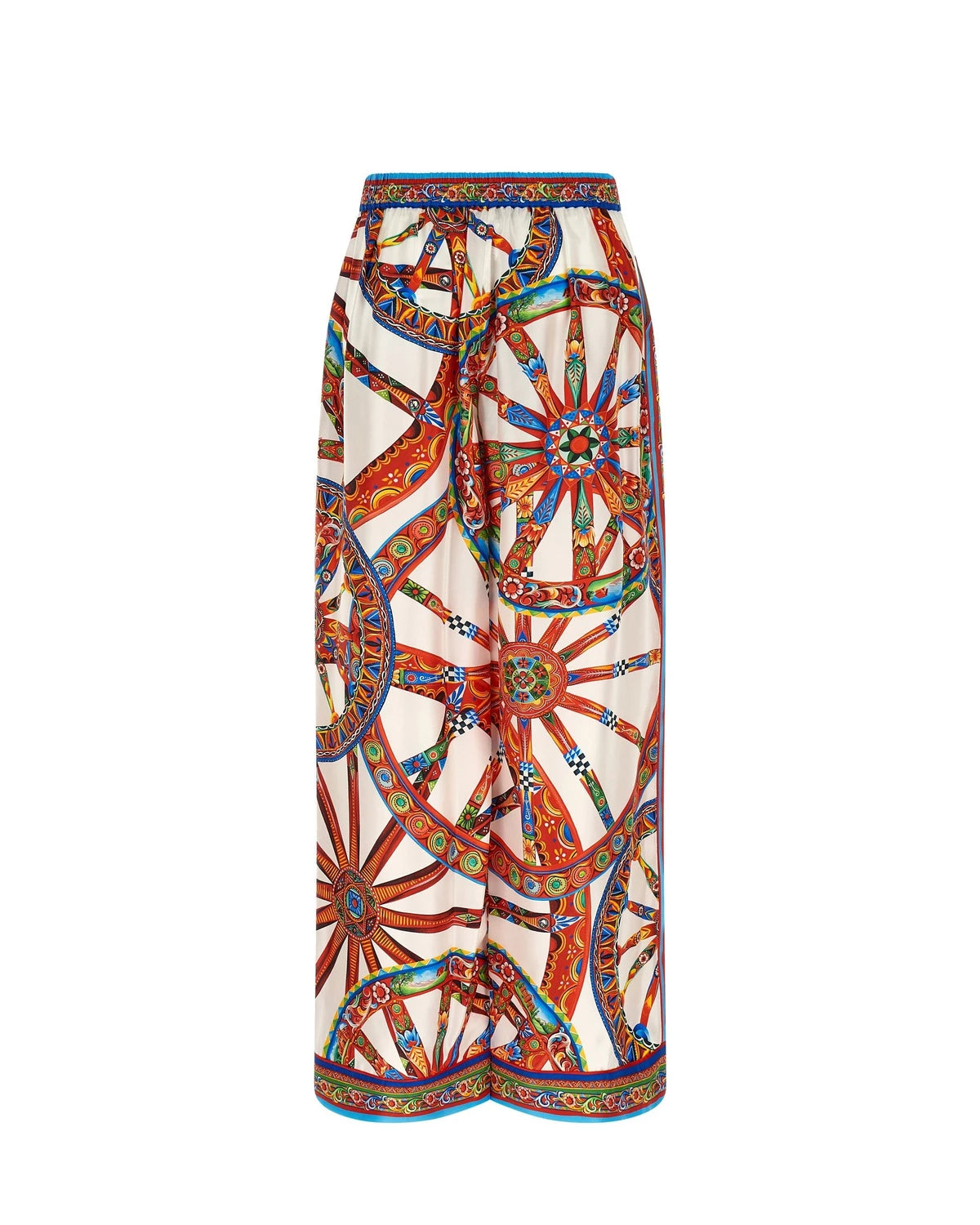 Dolce & Gabbana Palazzo Pant in multicolor, Silk — view 2