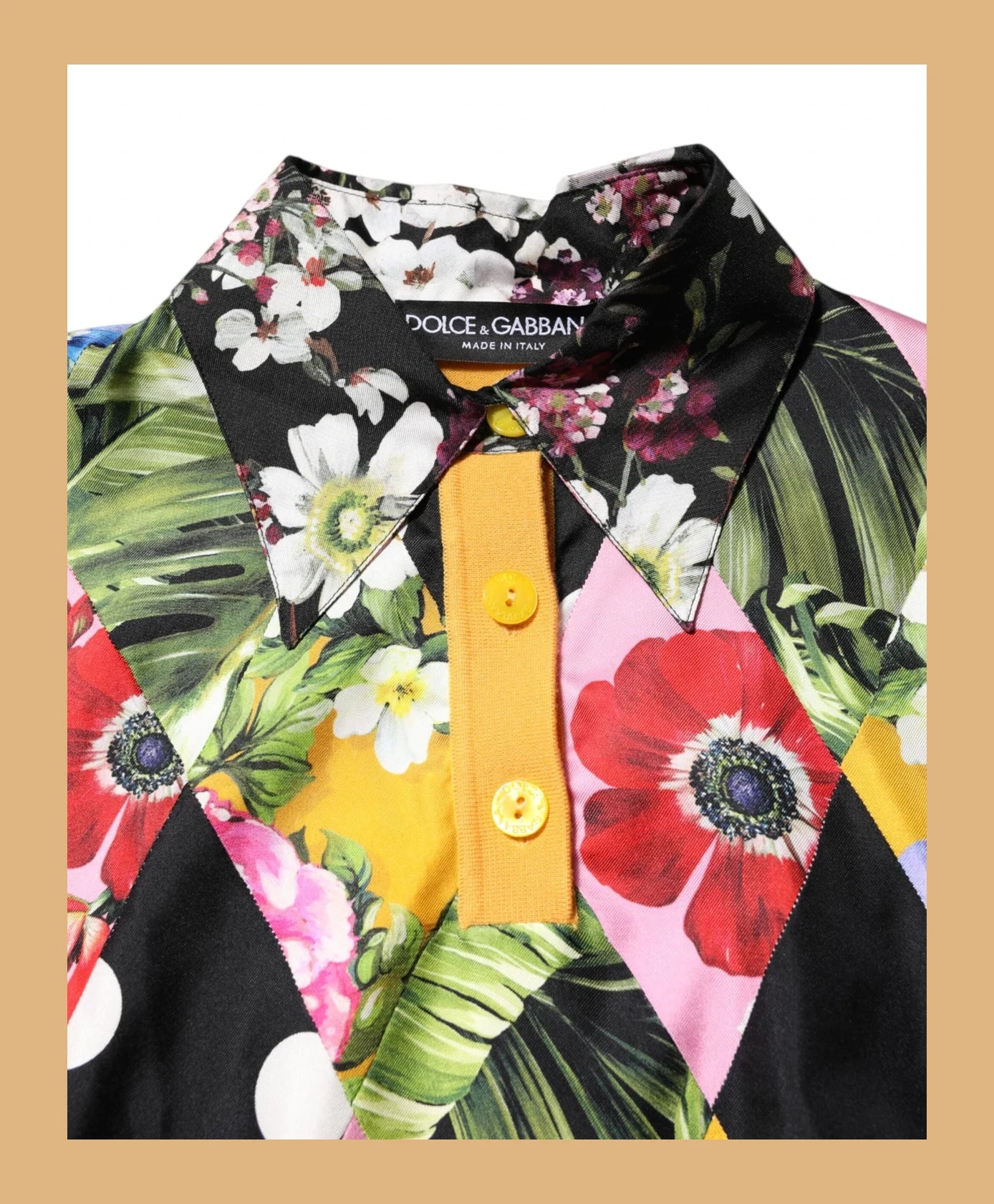 Dolce & Gabbana Polo in multicolor, Cashmere โ view 5