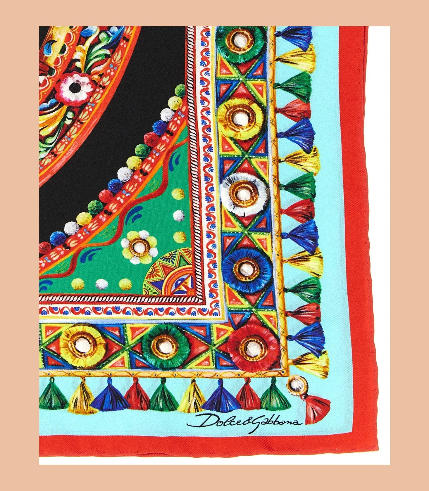 Dolce & Gabbana Scarves & Shawl in multicolor, Silk — view 2